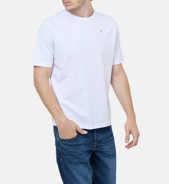 Cotton Embroidered D-logo T-shirt Cotton Embroidered D-logo T-shirt