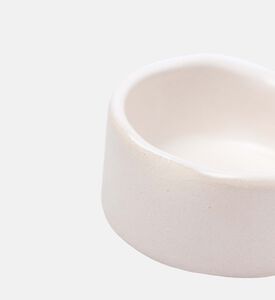 مزهرية صغيرة سيراميك متموجة بشكل عضوي