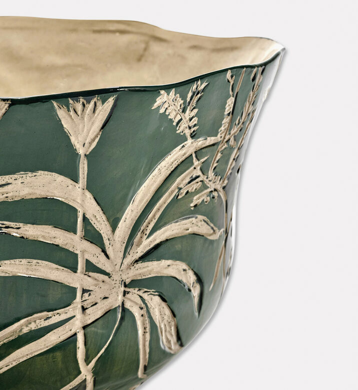 Serax Green Beige Flower Pot 10, Packshot View
