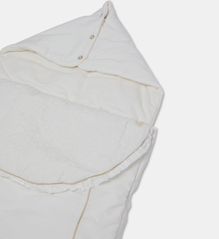 Tartine et Chocolat Embroidered Percale Baby Nest, Beige, Packshot View