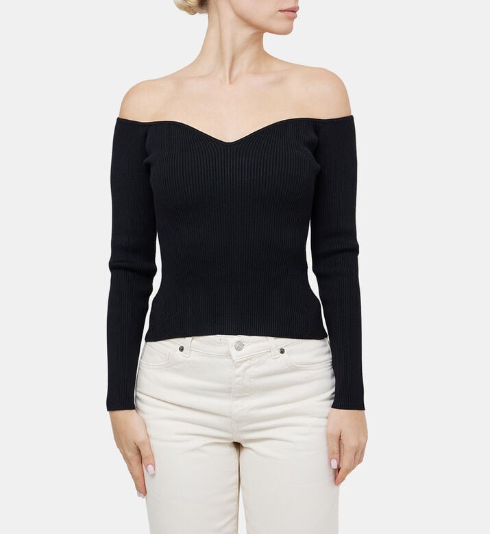 Owais Off-shoulder Jumper Owais Off-shoulder Jumper