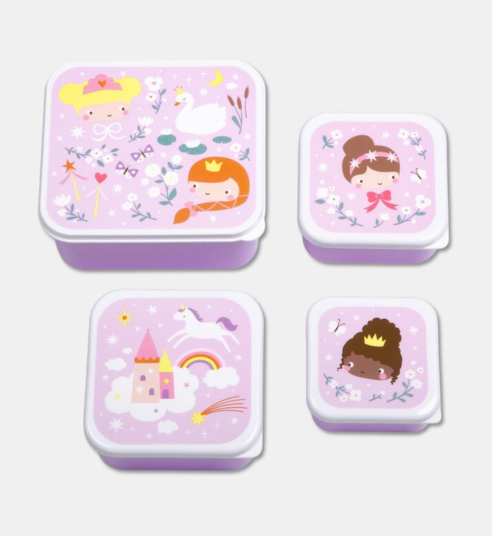A Little Lovely Company Snack Box Set - Princesses, Packshot View