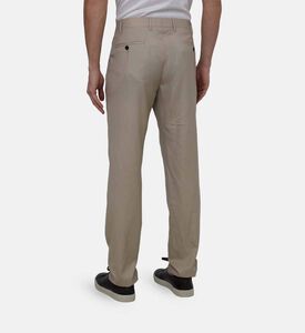 Cotton Twill Blend Tailored Trousers