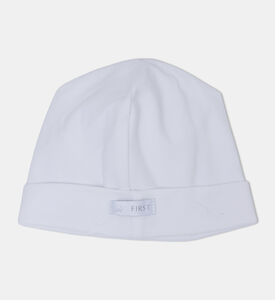 قبعة أطفال مطرزة بوجه دب