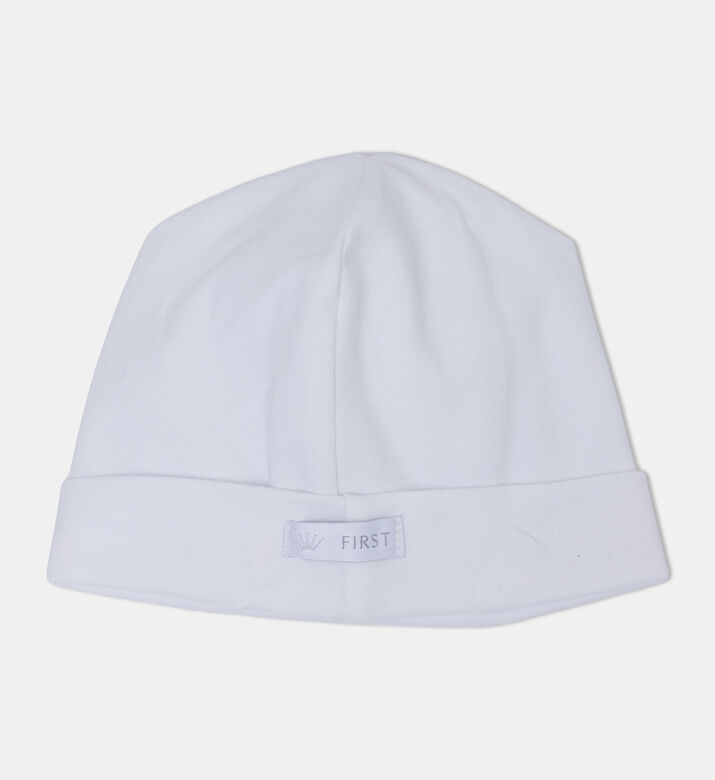 قبعة أطفال مطرزة بوجه دب