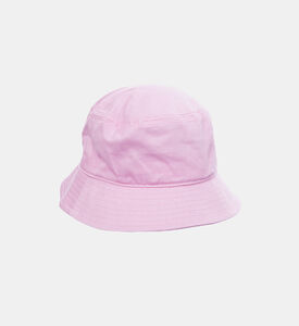 Flocked-logo Bucket Hat Flocked-logo Bucket Hat