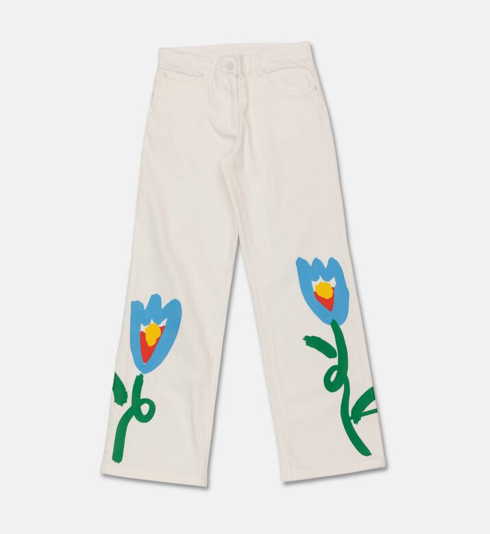 Stella McCartney Artistic Floral Wide-leg Trousers, Packshot View