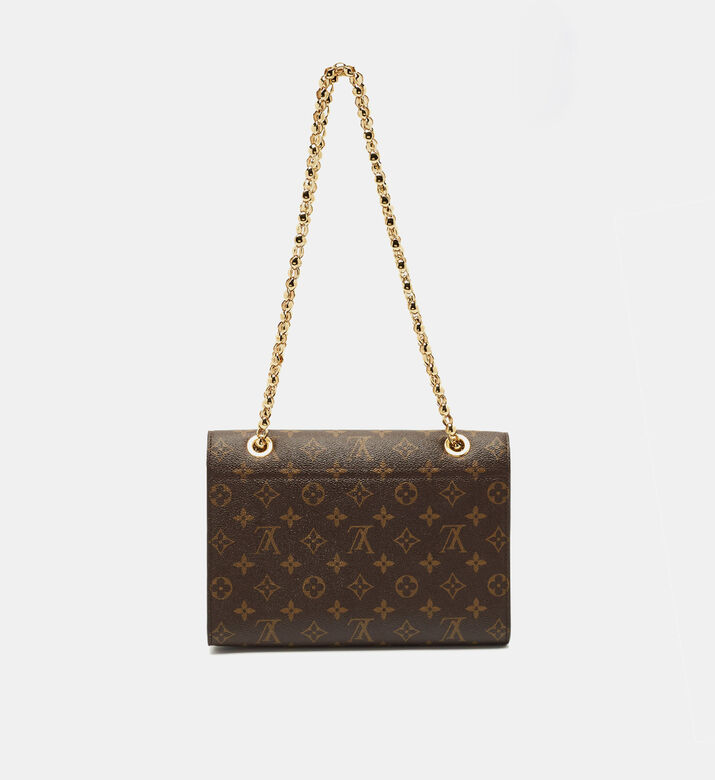 Louis Vuitton Louis Vuitton Black Monogram Canvas Victoire Bag Preowned, Packshot View