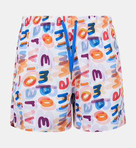Asv Macro Logo-print Swim Shorts