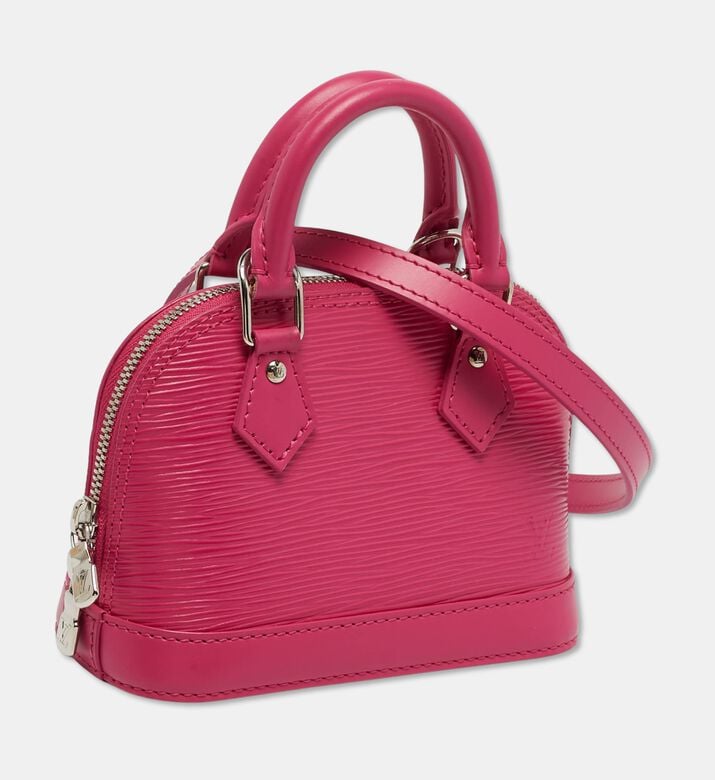 Louis Vuitton Preowned Louis Vuitton Alma Nano Hot Pink Epi Satchel, Packshot View