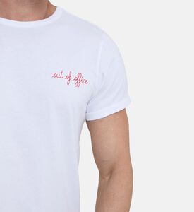 Poitou Out Of Office Embroidered T-shirt