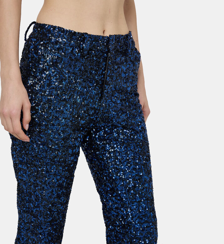 Prevy Sequin Flared Pants
