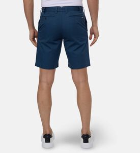 Lacoste Button Closure Regular-fit Shorts, Blue, M, Model View