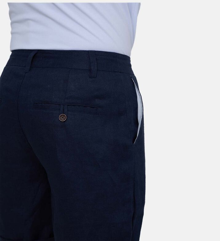 Linen Bermuda Relaxed-fit Shorts
