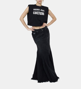 Cotton Sleeveless Crop Top