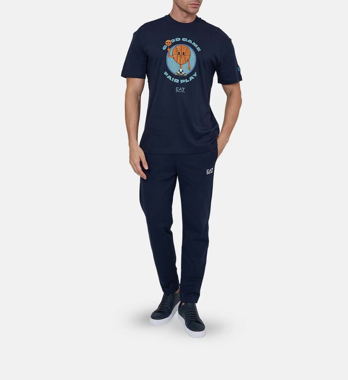 Front-print Crewneck T-shirt