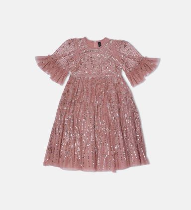 Comet Sequined Flared Dress