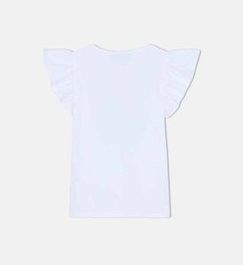 تيشيرت دولتشي فيتا بأكمام مكشكشة