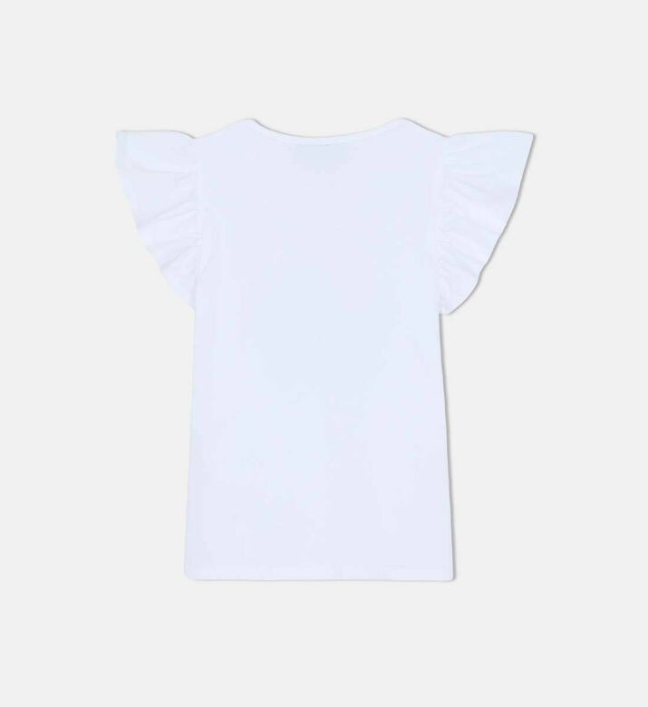 تيشيرت دولتشي فيتا بأكمام مكشكشة