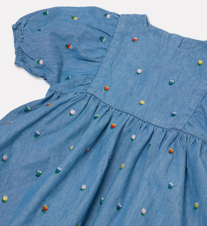 Stella McCartney Embroidered Denim Dress, Packshot View