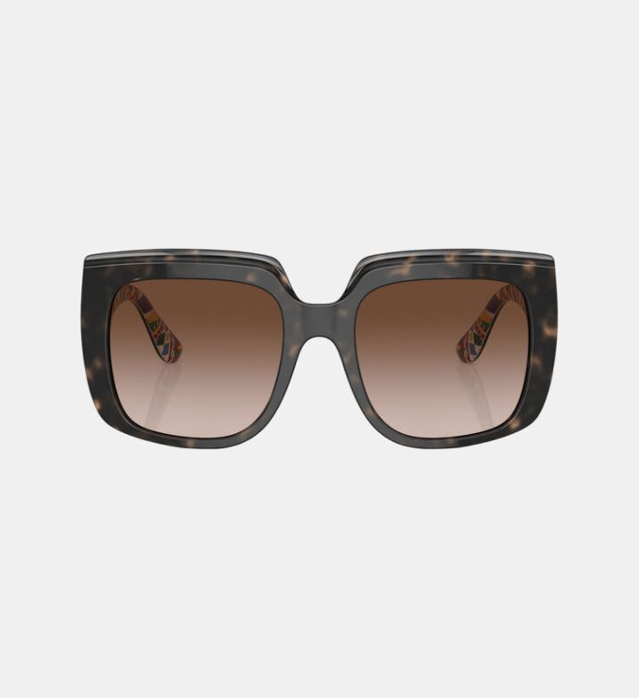 Square Animal-print Sunglasses 54