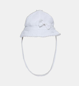 My First Collection Side Bow Detail Baby Hat, Packshot View