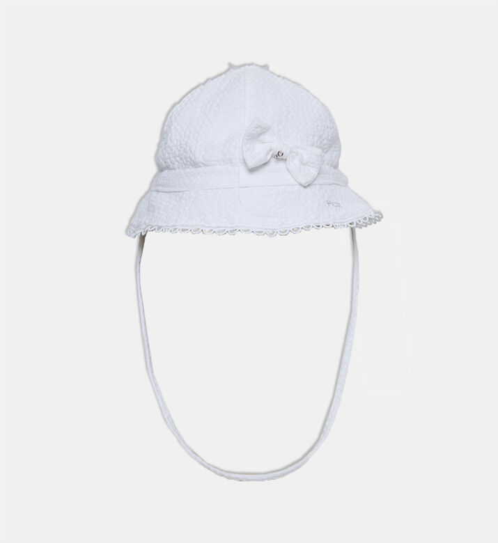 My First Collection Side Bow Detail Baby Hat, Packshot View