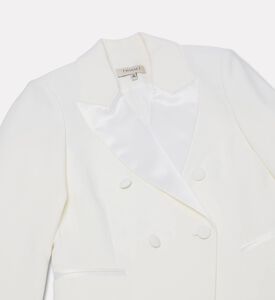 Twinset Satin-trimmed Woven Blazer, Packshot View