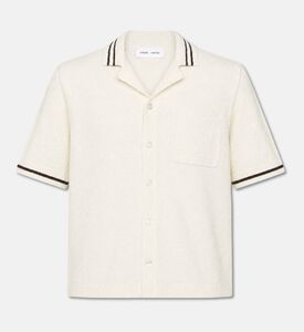 Samsoe Sapedro Textured Knit Short-sleeve Shirt, Packshot View