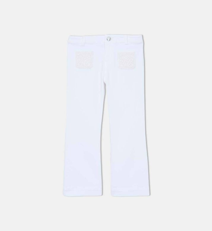 Flared 5-pocket Styling Girls Denim