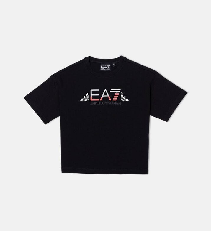 EA7 Cotton Short-sleeve T-shirt, Packshot View EA7 Cotton Short-sleeve T-shirt, Packshot View