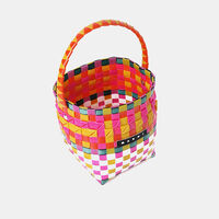 Girl Multicolored Woven Bag