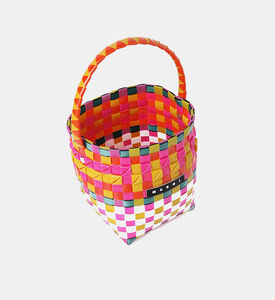 حقيبة منسوجة متعددة الألوان للبنات