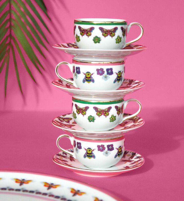 Amazzonia Jumbo Cup Saucer Set