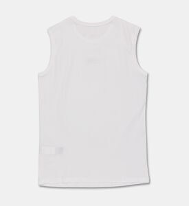 MM6 Logo-print Sleeveless T-shirt, Packshot View