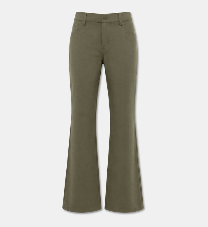 7 for All Mankind Olive-tone Straight-leg Pants, Packshot View