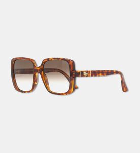 Gucci Sunglass Square, Brown, Packshot View