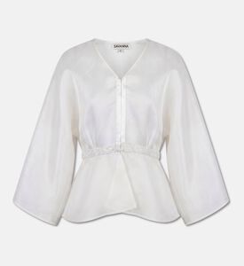 Savanna Blou Organza, White, L, Packshot View