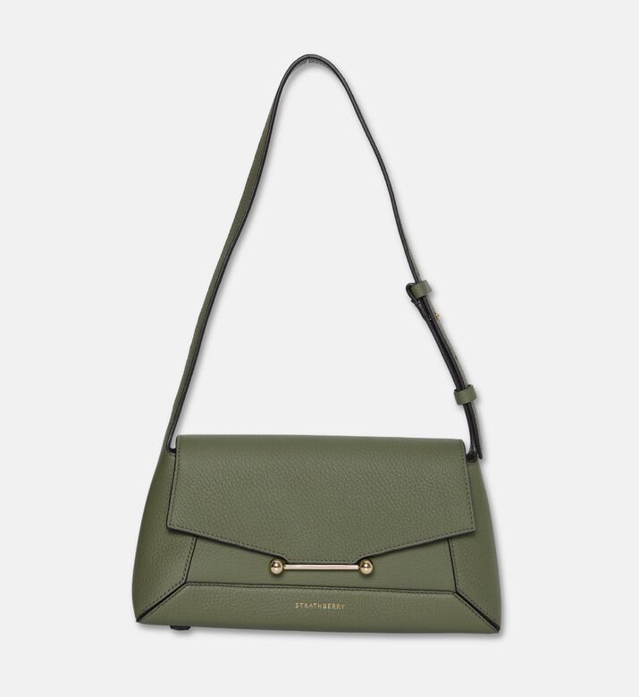 Strathberry Bag Mosaic Shoulder, Green, Packshot View
