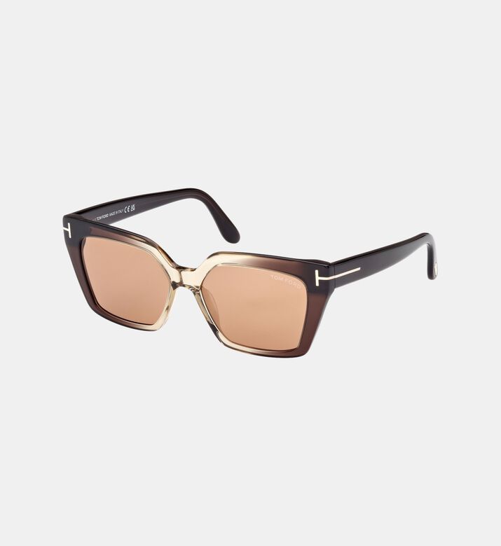 Cat-eye Gradient Lens Sunglasses 53