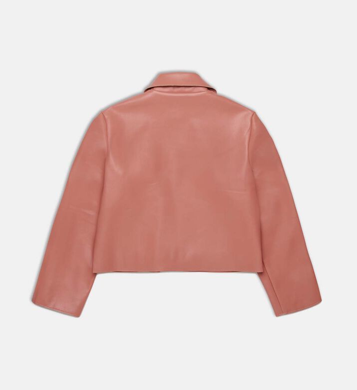 Faux-leather Zip Jacket