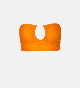 Magalenha Ruched Strapless Top