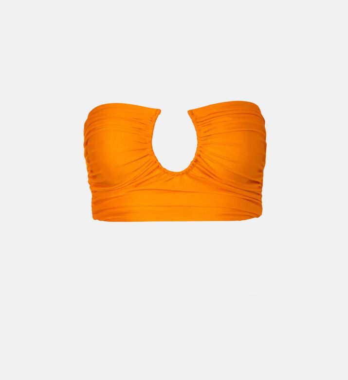 Magalenha Ruched Strapless Top