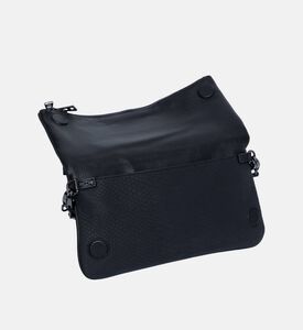 Python-effect Leather Shoulder Bag