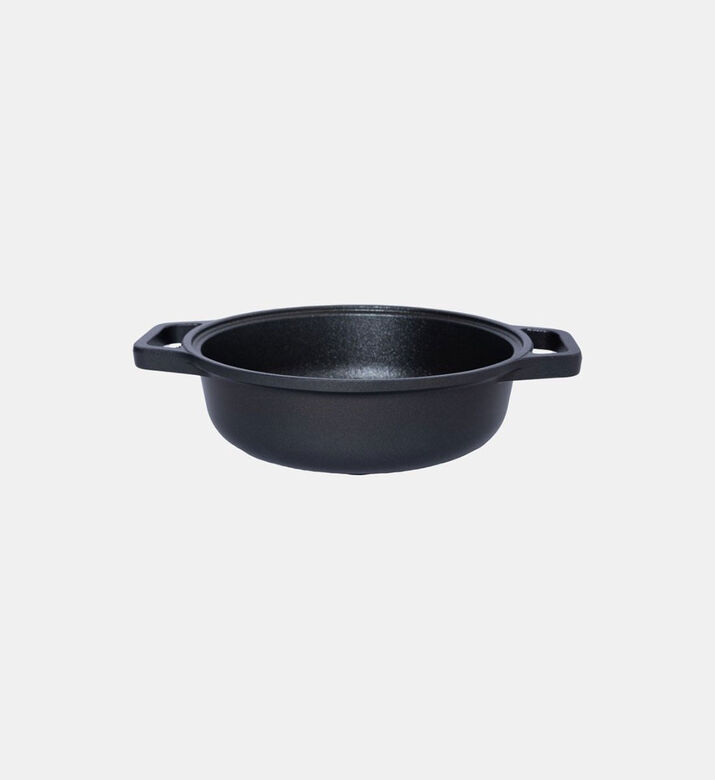 Risoli Cast Aluminum Mini Saucepan, Black, 26x24x40-cm, Packshot View