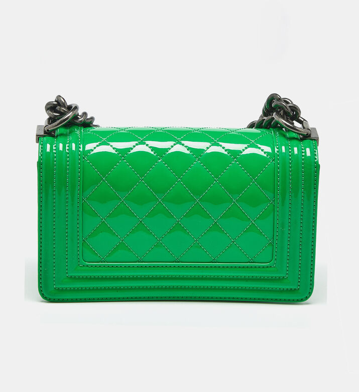 Chanel Preowned Coco Chanel Quilted Patent Leather Small Flap Bag, Packshot View