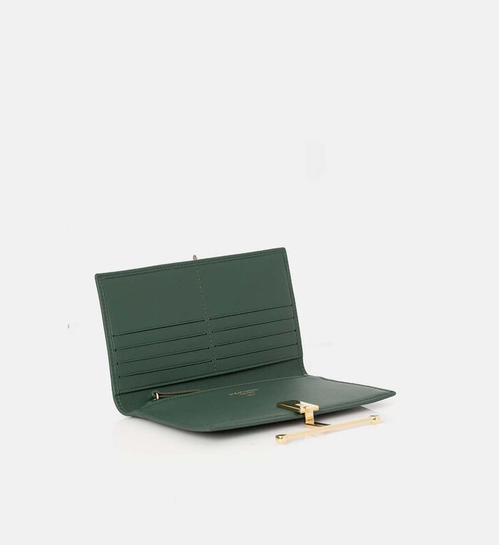 Strathberry Melville Street Large Wallet, Green, Packshot View