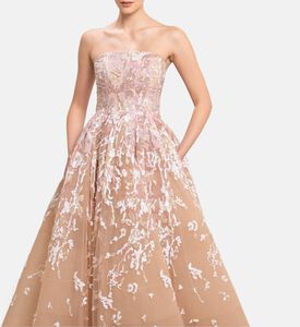 Michael Cinco Long Dress, Model View