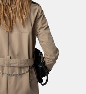 معطف ترينش ماندي قطن