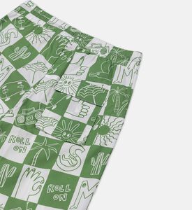 Graphic Printed Shorts